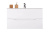 картинка Orange Line Li-100Tuw+Ra тумба с раковиной подвесная, белый матовый от магазина Сантехстрой