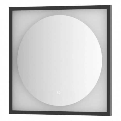 картинка Зеркало 60x60 см черный матовый Defesto Eclipse DF 2231S от магазина Сантехстрой