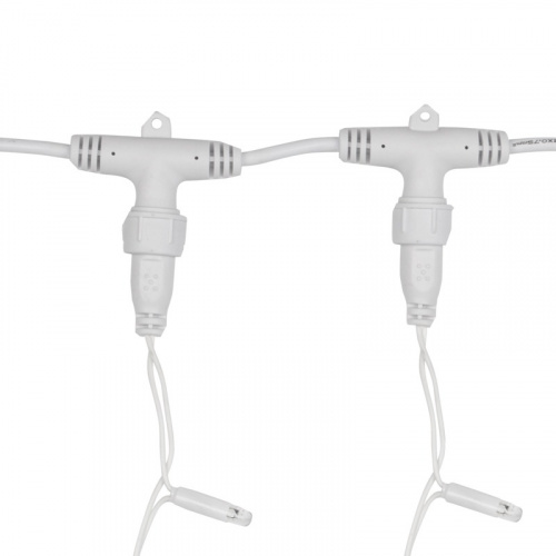 картинка Гирлянда Светодиодный Дождь 2х3м,  эффект мерцания,  белый провод,  230 В,  диоды БЕЛЫЕ от магазина Сантехстрой