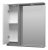 картинка Зеркальный шкаф Brevita левый/Мультицвет 73x80 от магазина Сантехстрой