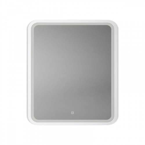 картинка Зеркало Art&Max Genova AM-Gen-600-800-DS-F-White 60х80 с подсветкой, белый матовый от магазина Сантехстрой