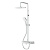 картинка F078F700 Func, душ.система: см-ль-полка д/ванны/душа, душ.штанга, верхн. душ квадр., ручн.душ, хром от магазина Сантехстрой