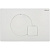 картинка Клавиша смыва Black&White Universe WPI-09521 09521 Glossy Ivory от магазина Сантехстрой