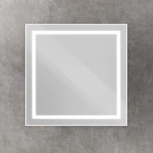 картинка Зеркало BelBagno SPC-KRAFT-800-800-SENS-AL от магазина Сантехстрой