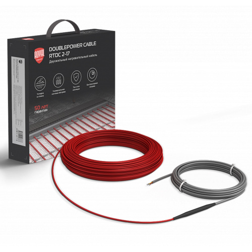 картинка Кабель нагревательный Royal Thermo Doublepower Cable RTDC 2-17-800 (комплект) от магазина Сантехстрой