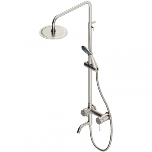 картинка D0703000SS Logic  new душевая система со смесителем из нержавеющей стали от магазина Сантехстрой