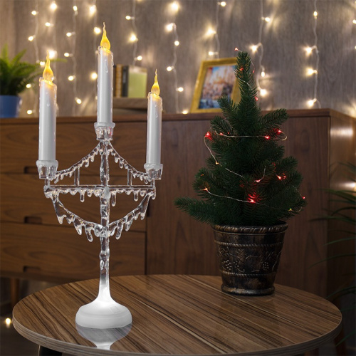 картинка Фигура на подставке Подсвечник со свечками 50 см от магазина Сантехстрой