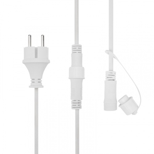 картинка Белт-Лайт 10м,  белый каучук,  шаг 50см,  20 подвесных патронов,  IP44 от магазина Сантехстрой