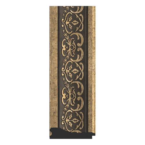 картинка Зеркало Evoform Definite 113х63 BY 3096 в багетной раме - Вензель серебряный 101 мм от магазина Сантехстрой