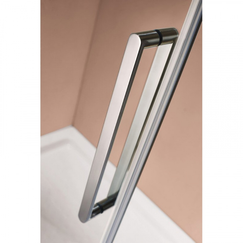 картинка Душевой уголок Cezares Stylus-M AH-1 100x120 профиль Хром стекло прозрачное от магазина Сантехстрой