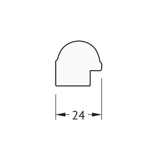 картинка Зеркало Evoform Definite 57х57 BY 0608 в багетной раме - Серебряный бамбук 24 мм от магазина Сантехстрой