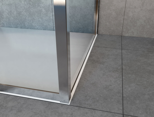 картинка Душевой уголок Garda VSR-1G21020CL, 2000*1000, хром, стекло прозрачное от магазина Сантехстрой