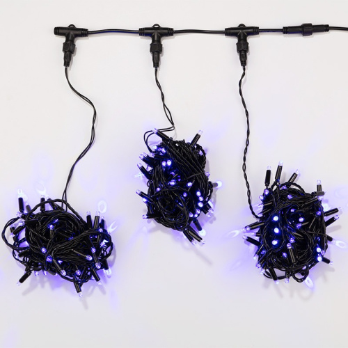картинка Гирлянда LED ClipLight 24V,  3 нити по 10 метров,  цвет диодов Синий от магазина Сантехстрой