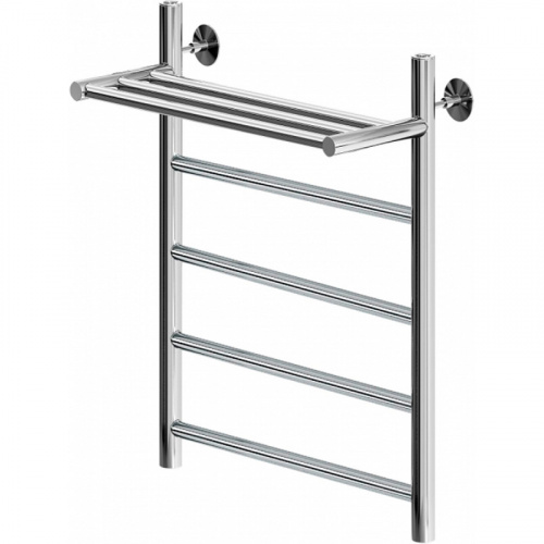 картинка Водяной полотенцесушитель Aquanet Mauro 60x40 282319 с полкой Хром от магазина Сантехстрой