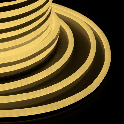 картинка Гибкий неон NEON-NIGHT SMD (8х16 мм) односторонний теплый белый,  120 LED/м,  набор 10 м (с комплектом подключения),  IP65 от магазина Сантехстрой