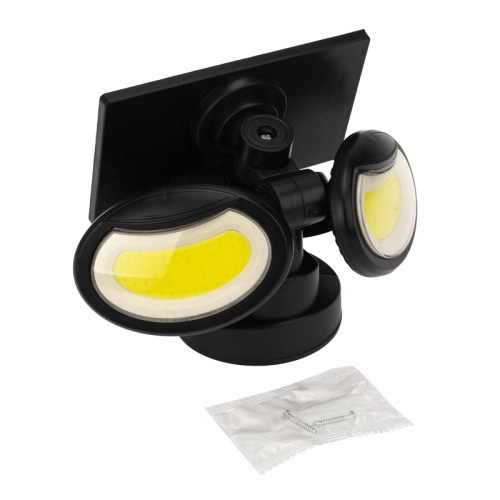 картинка Прожектор NEW AGE COB LAMPER 6500 K LED с датчиками движения и освещенности,  встроенный аккумулятор от магазина Сантехстрой