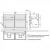картинка Тумба под раковину Lemark COMBI 125см , подвесн/напольн,4 ящ, планки-Чёрный; корпус, фасад-Белый гл от магазина Сантехстрой