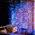 картинка Гирлянда Светодиодный Дождь 2,5x2 м,  свечение с динамикой,  прозрачный провод,  230 В,  диоды СИНИЕ от магазина Сантехстрой