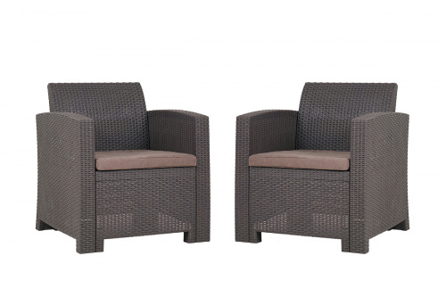 картинка B:Rattan Комплект мебели Arizona Set Max, венге (на 5 персон) от магазина Сантехстрой