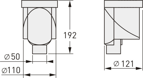 картинка Сифон для душевого лотка Berges Wasserhaus 099001 с вертикальным выпуском от магазина Сантехстрой