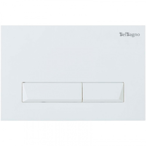 картинка Клавиша смыва BelBagno Marmi BB009-MR-BIANCO Белая от магазина Сантехстрой