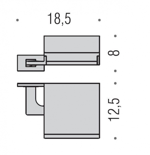 картинка Colombo Look Держатель туалетной бумаги, цвет: хром от магазина Сантехстрой