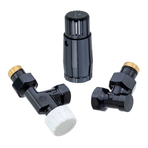 картинка Комплект подключения SCHLOSSER осевой STANDARD MINI 1/2 (Ral 9005) с термог. MINI DIAMANT М30х1,5 от магазина Сантехстрой