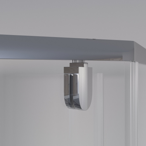 картинка Душ. уголок NG-010-14D (1000х1000х1950) низкий поддон(13 см) стекло ПРОЗРАЧНОЕ 2 места от магазина Сантехстрой