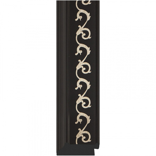 картинка Зеркало Evoform Exclusive-G 72х55 BY 4010 с гравировкой в багетной раме - Черный ардеко 81 мм от магазина Сантехстрой