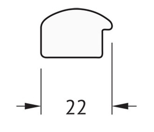 картинка Зеркало Evoform Definite 138х48 BY 0707 в багетной раме - Махагон 22 мм от магазина Сантехстрой