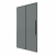 картинка Дверь в нишу 100.K33.01.140.42.10 Galaxy (140*195) графит сатин, стекло тонированное, 1 место от магазина Сантехстрой