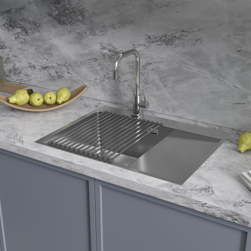 картинка Сушилка для посуды, ролл-мат Reflexion Arno RX3032SS полированная сталь от магазина Сантехстрой