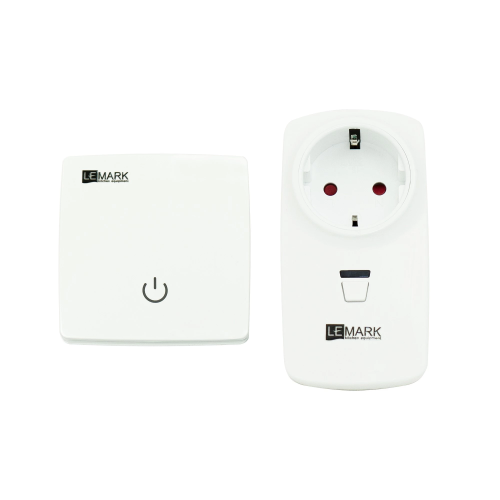 картинка Беспроводной выключатель Lemark DON SLIM с дистанционным управлением для измельчителей DON цвет: белый (9940099) от магазина Сантехстрой