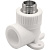 картинка Угольник THERMOLIGHT комбинированный PP-R НР с креплением 25х1/2quot; белый (10/100) от магазина Сантехстрой