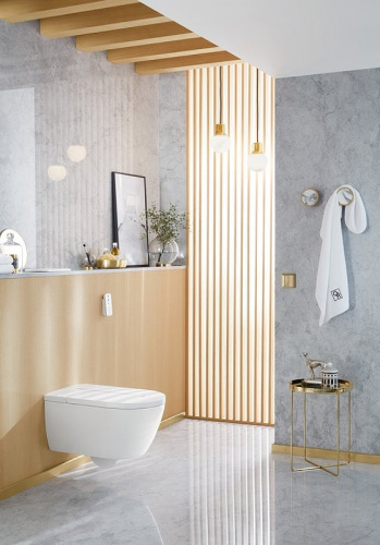 картинка Унитаз-биде Villeroy&Boch ViClean-L V0E100R1 подвесной с сиденьем Микролифт от магазина Сантехстрой
