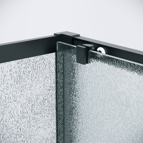 картинка Душ.ограждение 120.K33.02.1090.21.02 Cosmo (100*90*195) черный матовый, стекло шиншилла, 2 места от магазина Сантехстрой