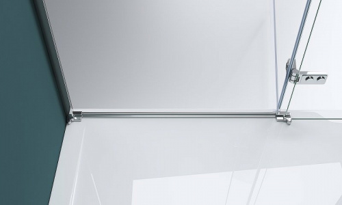 картинка Душевая дверь BelBagno Kraft 120 KRAFT-B-12-60/60-C-Cr-L профиль Хром стекло прозрачное от магазина Сантехстрой