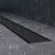 картинка W02SC-U11-090-04BM PrimeFlow Трап для душа линейный универс затвор Tile 90см цвет черн мат от магазина Сантехстрой