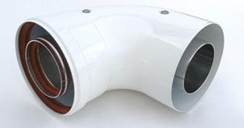 картинка Угол 90° Ø80/125mm (м-п) от магазина Сантехстрой