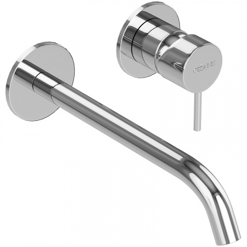 картинка Смеситель для раковины Cezares Leaf LEAF-BLI2-20-L-01-W0 Хром от магазина Сантехстрой