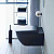 картинка Duravit Happy D.2 Унитаз подвесной rimless 365x540мм, , вкл. крепление Durafix, цвет: антрацит матовый от магазина Сантехстрой