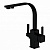 картинка смеситель для кухни zorg zr 332 yf black черный