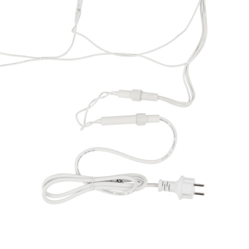 картинка Гирлянда Сеть 2x3м,  белый КАУЧУК,  432 LED Белые от магазина Сантехстрой