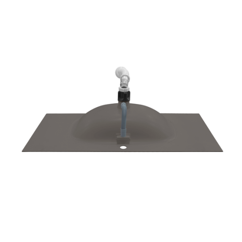 картинка Раковина из авиаля Oliveeka M115B100 темный коричневый от магазина Сантехстрой