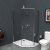 картинка Душевой уголок BelBagno Uno 100х80 UNO-195-PH-1-100/80-C-Cr профиль Хром стекло прозрачное от магазина Сантехстрой