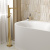 фото смеситель для ванны wasserkraft schunter 8221 золото матовое