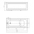 картинка Ванна акриловая AZARIO BELLA прямоугольная 160*70 см (AV.0020160) от магазина Сантехстрой