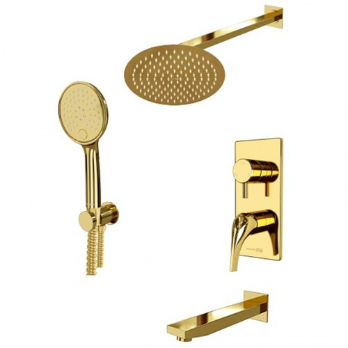 картинка Душевая система WasserKRAFT А71208 Золото от магазина Сантехстрой