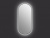 картинка Зеркало Cersanit ECLIPSE smart 50*122 с подсветкой овальное черная рамка от магазина Сантехстрой