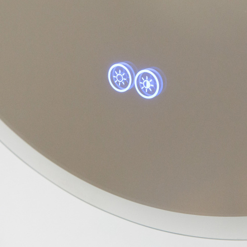 картинка Зеркало Cezares Ellisse 55 CZR-SPC-ELS-550-1050-RGB-TCH с подсветкой с сенсорным выключателем и функцией памяти от магазина Сантехстрой